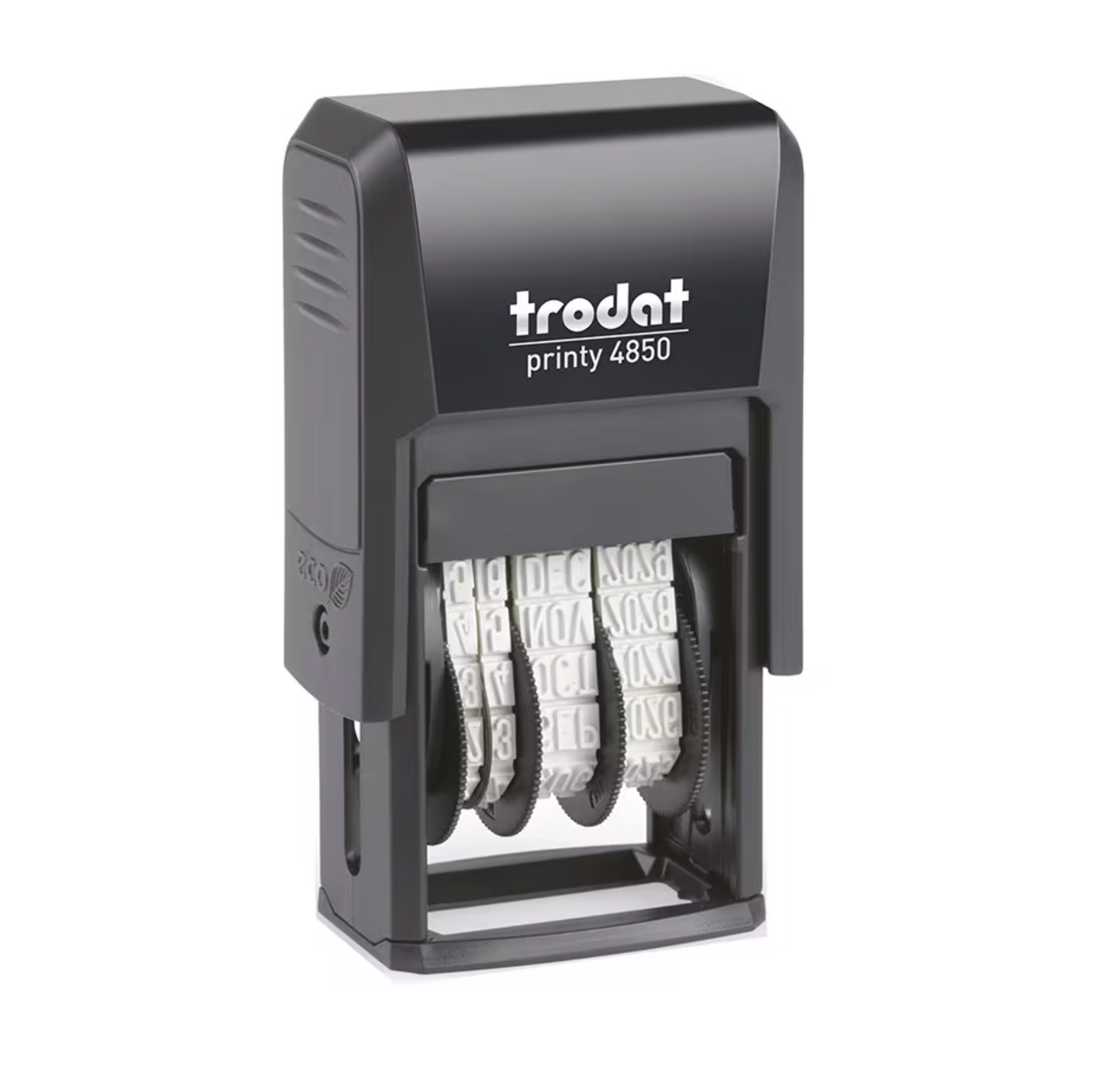 Trodat Printy Datum 4850 inkl. individuelle Textplatte + Datum