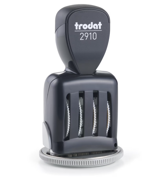 Trodat Classic Datum 2910 inkl. individuelle Textplatte + Datum - Stempel Göbel