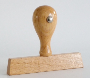 5 cm x 1 cm Holzstempel max. 2 Zeilen